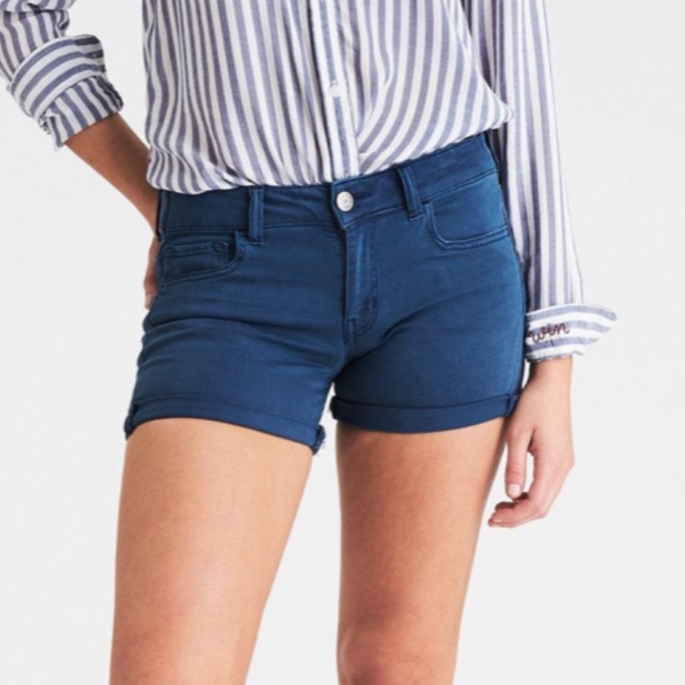 American Eagle Super Stretch Twill x Midi Shorts